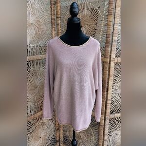 Women's Mauve Crew Neck Sweater